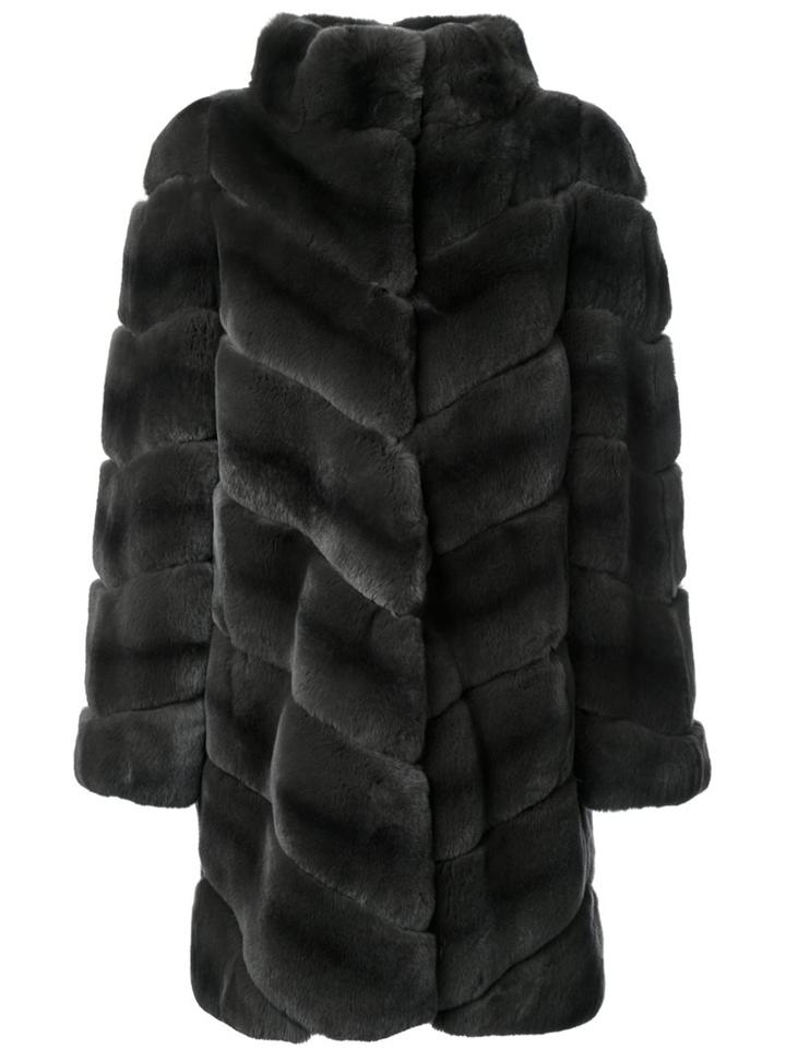 Yves Salomon 'four Rex' Coat