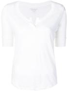 Majestic Filatures Short-sleeved Knitted Top - White