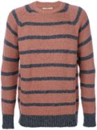 Nuur - Striped Jumper - Men - Acrylic/nylon/alpaca/merino - 52, Yellow/orange, Acrylic/nylon/alpaca/merino