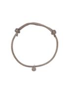 Tateossian Adjustable Mesh Knotted Bracelet, Men's, Metallic
