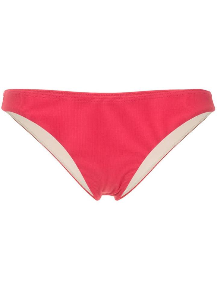 Peony Low Rise Bikini Bottom - Red