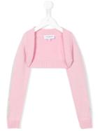 Simonetta Bow Embellished Shrug, Toddler Girl's, Size: 4 Yrs, Pink/purple