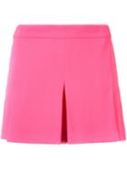 Trina Turk - Pleat-front Shorts - Women - Polyester - 4, Pink/purple, Polyester