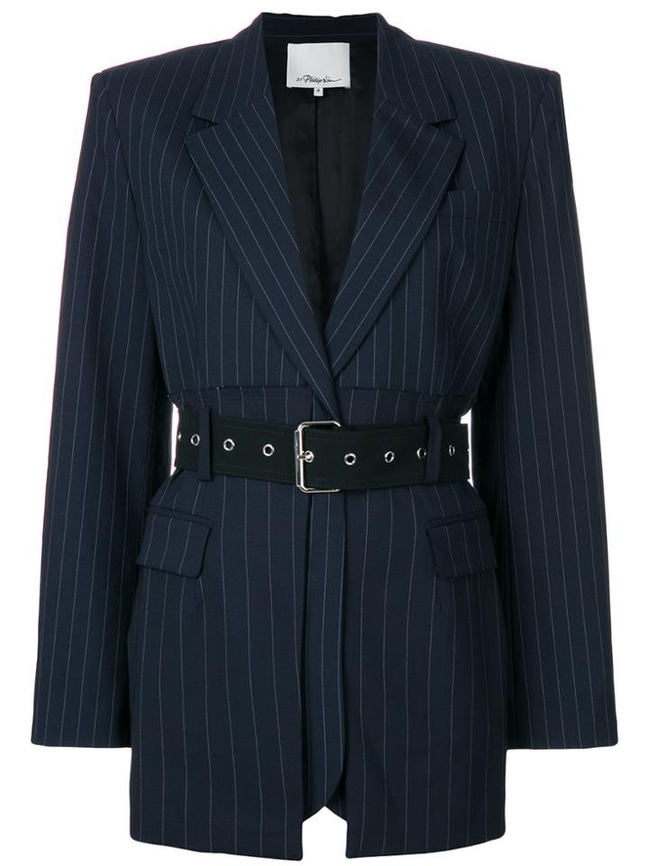 3.1 Phillip Lim Oversized Belted Blazer - Black