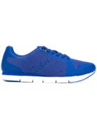 Calvin Klein Logo Mesh Trainers - Blue