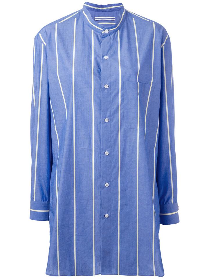Cristaseya - Striped Shirt - Women - Cotton - M, Women's, Blue, Cotton