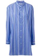 Cristaseya - Striped Shirt - Women - Cotton - M, Women's, Blue, Cotton