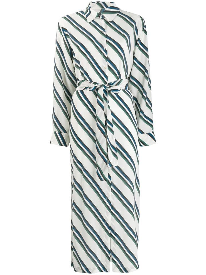 Asceno Long Shirt Dress - White