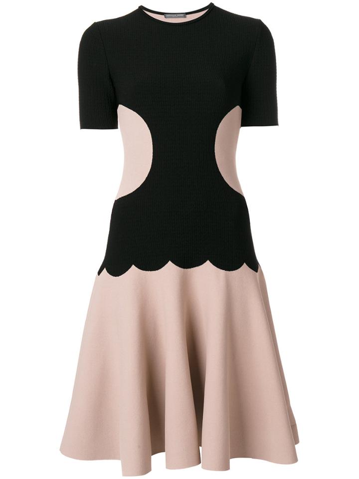 Alexander Mcqueen Flared Dress - Black