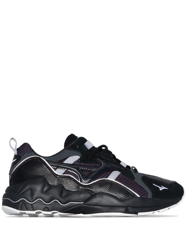 Mizuno Miz Wave Rider 1 Urban Camo Snkr Blk - Black