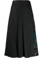 Salvatore Ferragamo Pleated Midi Skirt - Grey