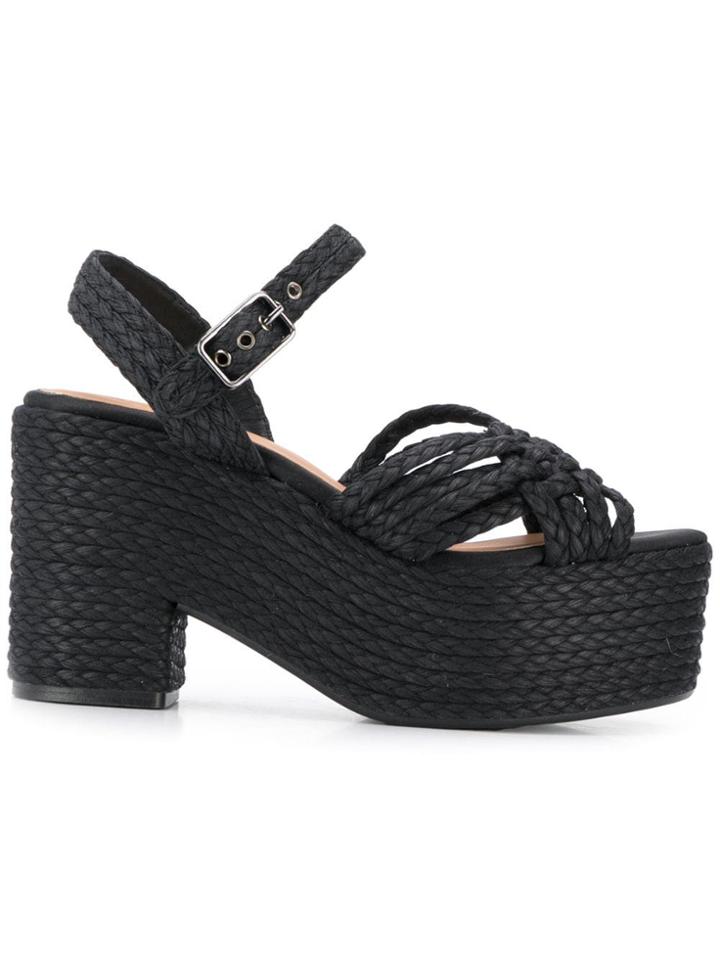 Castañer Xus Sandals - Black