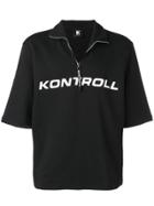 Kappa Kontroll Front Zip T-shirt - Black