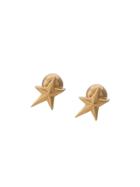 Mugler Star Stud Earrings - Gold