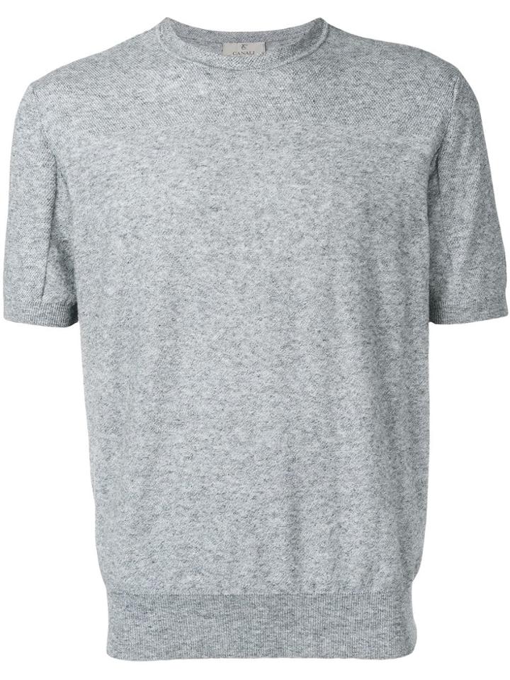Canali Crew Neck T-shirt - Grey