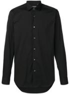 Corneliani Long-sleeve Fitted Shirt - Black