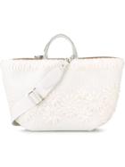 Ermanno Scervino Flower Appliqué Tote
