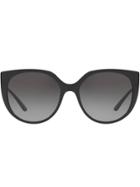 Dolce & Gabbana Eyewear Oversized Tinted Sunglasses - Black