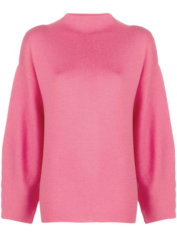 Aspesi Drop Shoulder Sweater - Pink & Purple
