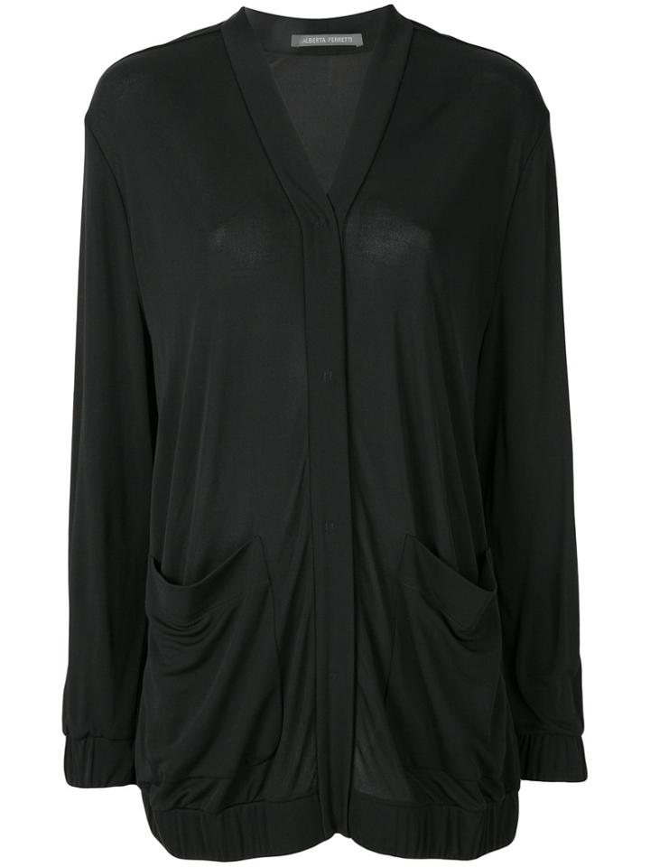 Alberta Ferretti Classic Cardigan - Black