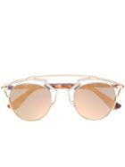 Dior Eyewear Cat Eye Tinted Sunglasses - Brown
