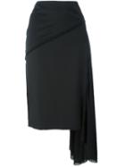 Damir Doma 'rodari' Draped Detail Skirt