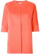 Michael Kors Collarless Half Sleeve Jacket