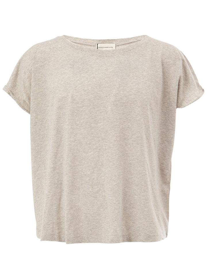 Faith Connexion Cropped T-shirt - Grey