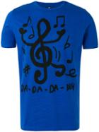 Ps By Paul Smith - Musical Print T-shirt - Men - Cotton - Xxl, Blue, Cotton