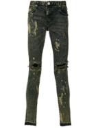 Represent Bleached Effect Jeans - Grey