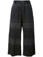 Damir Doma - Cropped Embroidered Trousers - Men - Cotton - S, Black, Cotton