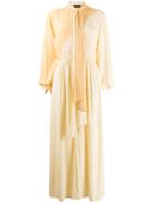 Rokh Bi-colour Long Dress - Yellow