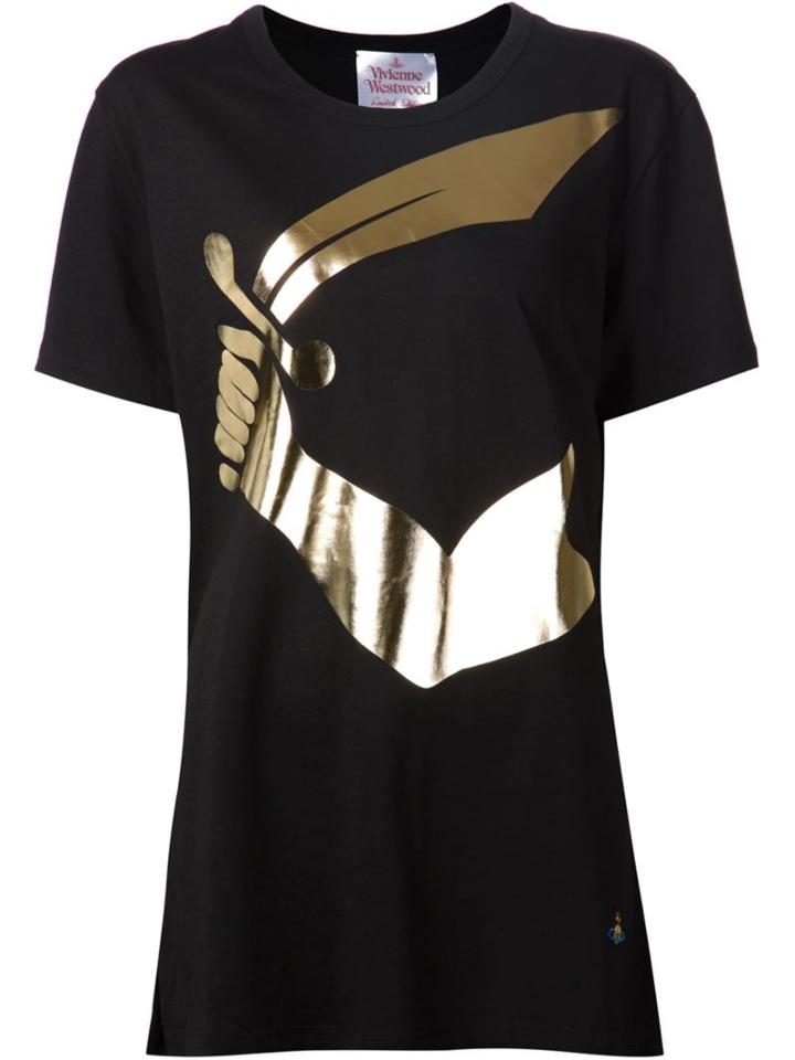 Vivienne Westwood Printed T-shirt, Women's, Size: S, Black, Cotton
