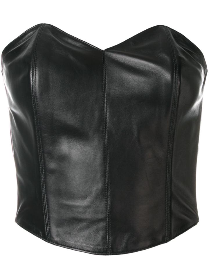 Plein Sud Bustier Top - Black