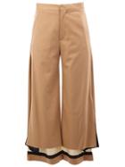 Undercover Contrast Hem High Waisted Trousers
