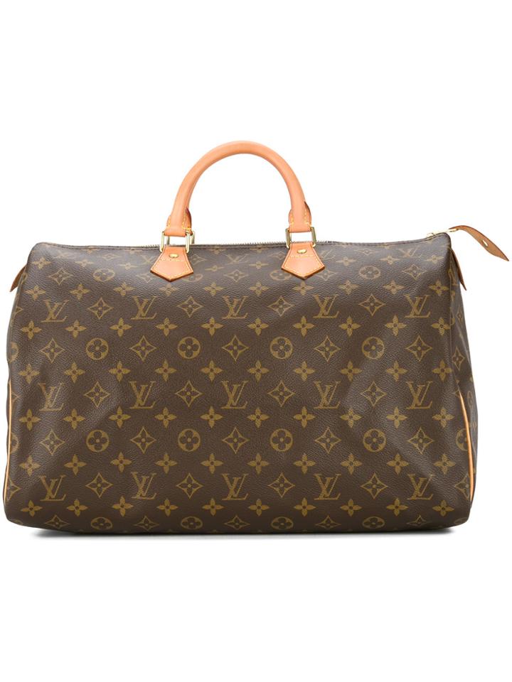 Louis Vuitton Vintage Speedy 40 Travel Bag - Brown
