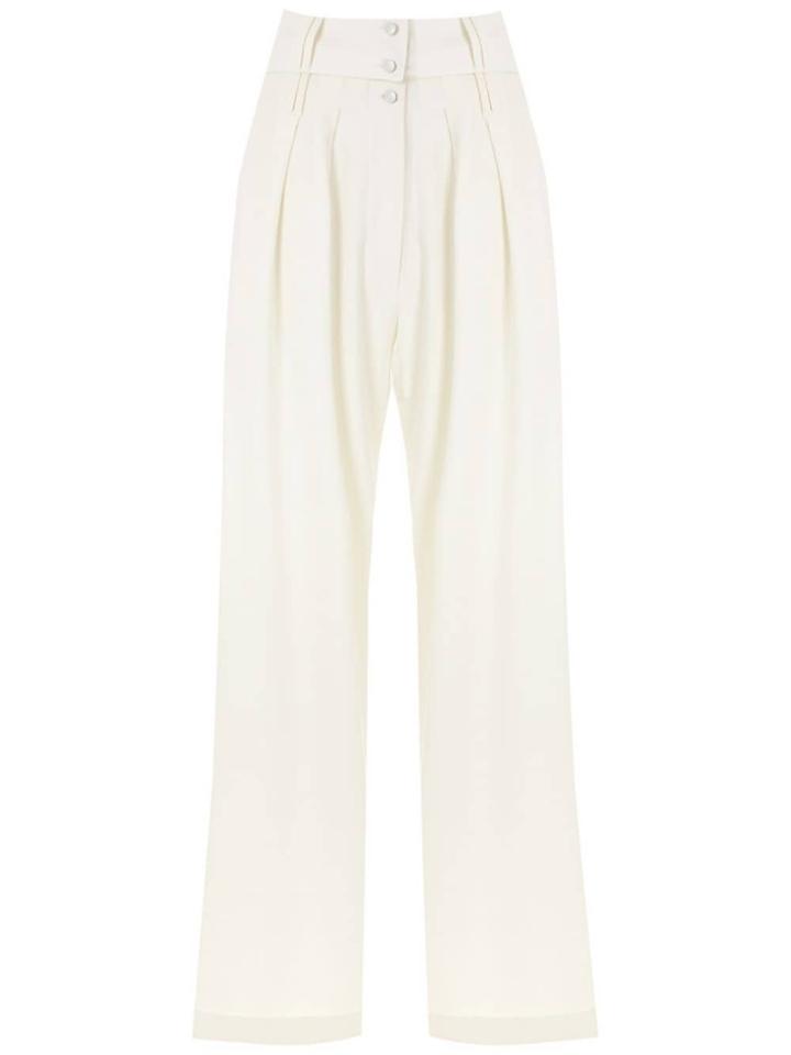 Gloria Coelho Palazzo Pants - White
