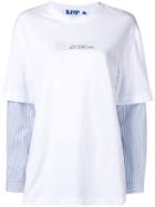 Sjyp Blue Everyday T-shirt - White