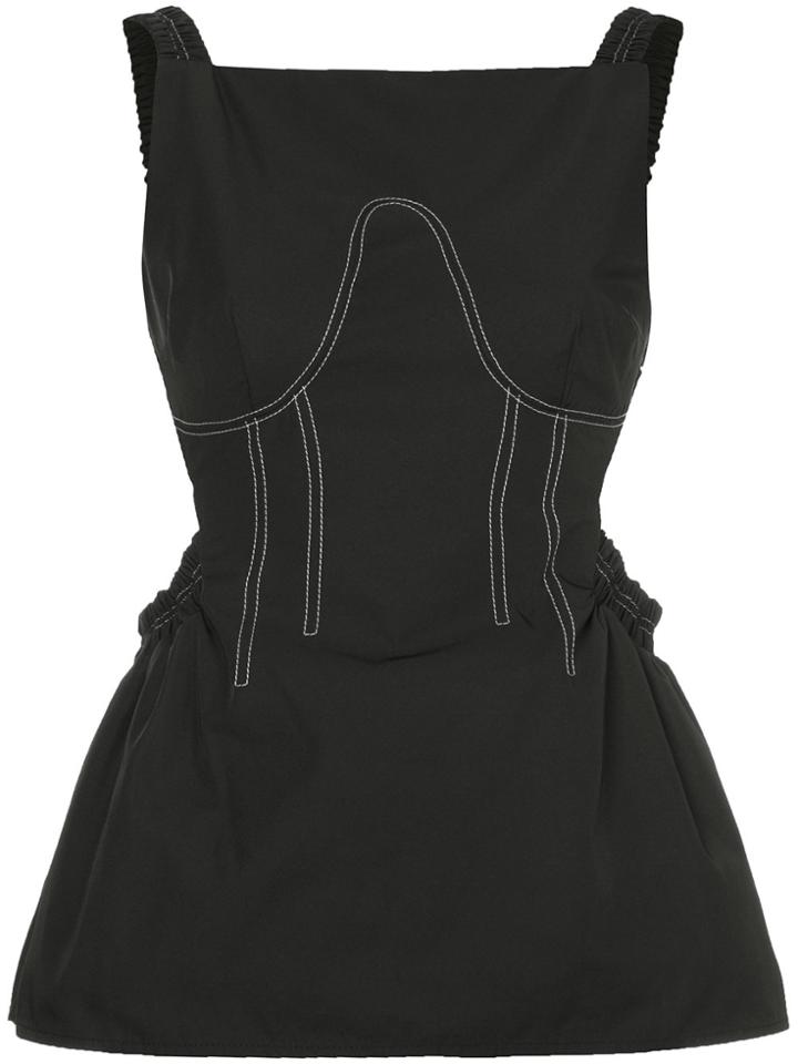 Ellery Marseille Cut-detail Top - Black