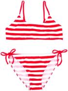 Mc2 Saint Barth Kids Striped Bikini - Red