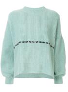 Portspure Checked String Detail Jumper - Blue
