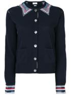 Thom Browne Embroidered Cardigan - Blue
