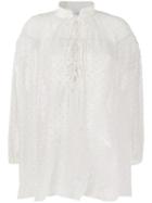 Iro Dotted Oversized Shirt - White