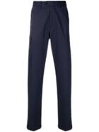 Z Zegna Tailored Fitted Trousers - Blue