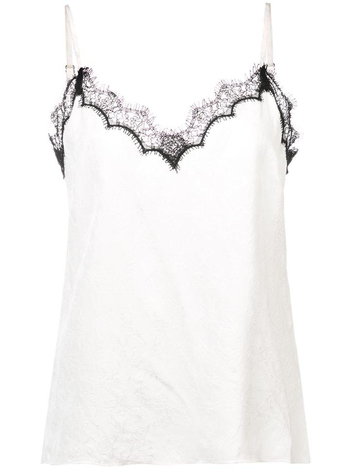 Veronica Beard Knox Cami Tank Top - White
