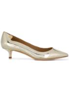 Tory Burch Metallic Pointed Pumps