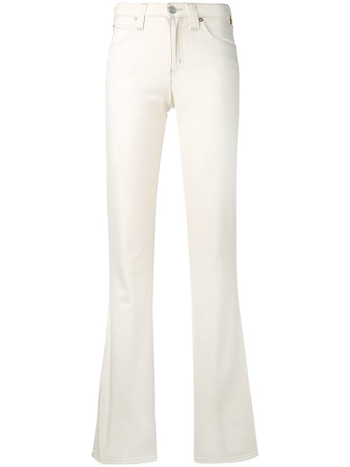 Armani Jeans - Straight-leg Jeans - Women - Cotton/spandex/elastane/lyocell - 30, White, Cotton/spandex/elastane/lyocell