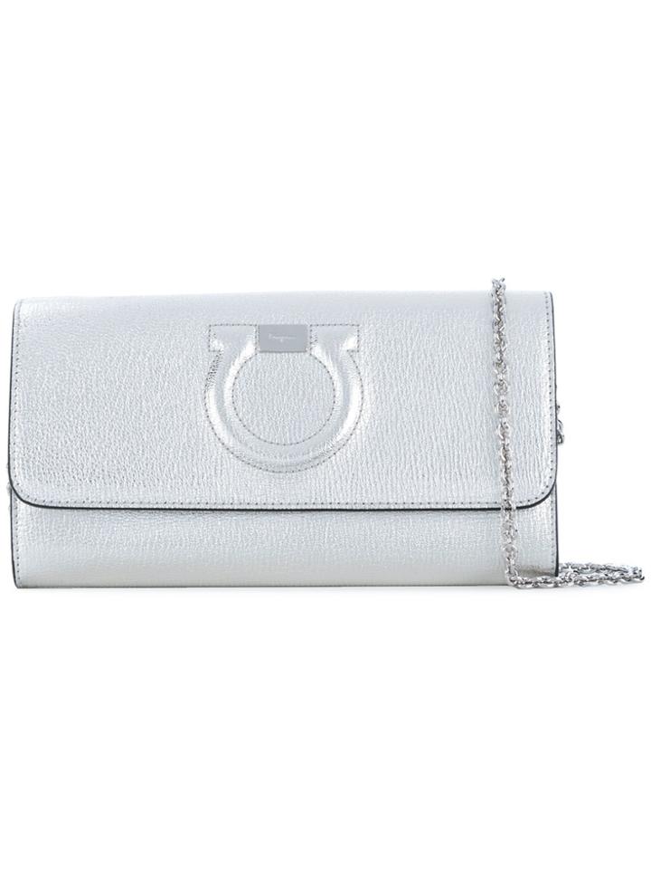 Salvatore Ferragamo Gancini Mini Bag - Metallic