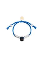 Venessa Arizaga Badass Slogan Bracelet - Blue