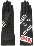 Agnelle Kaneda Long Line Gloves - Black